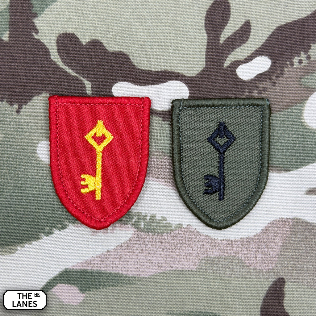 British Army Royal Gibraltar Regiment Tactical Recognition Flash - The Lanes HK