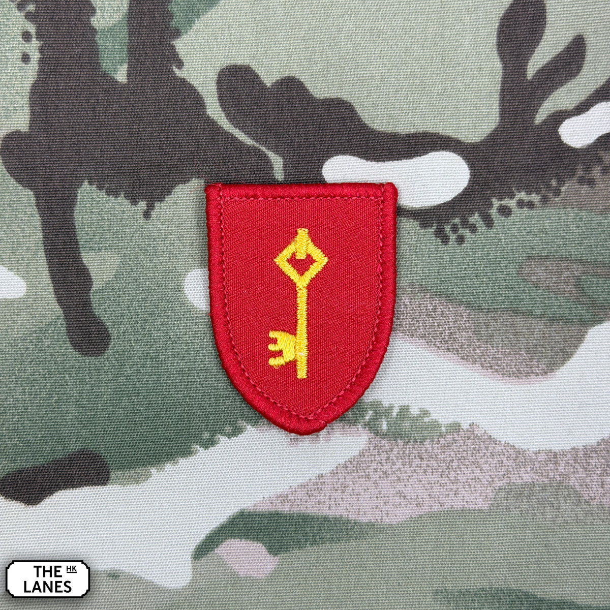 British Army Royal Gibraltar Regiment Tactical Recognition Flash - The Lanes HK
