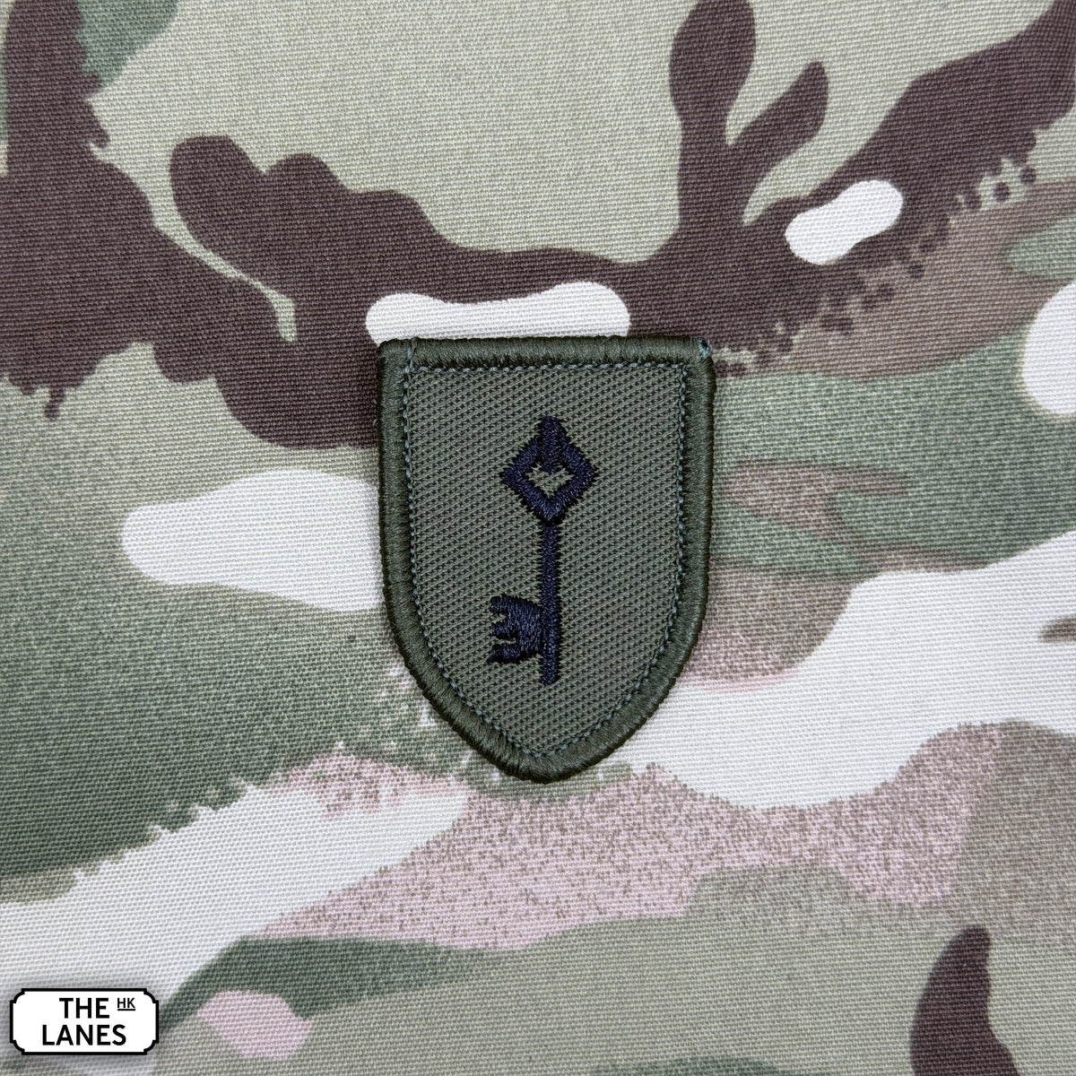 British Army Royal Gibraltar Regiment Tactical Recognition Flash - The Lanes HK