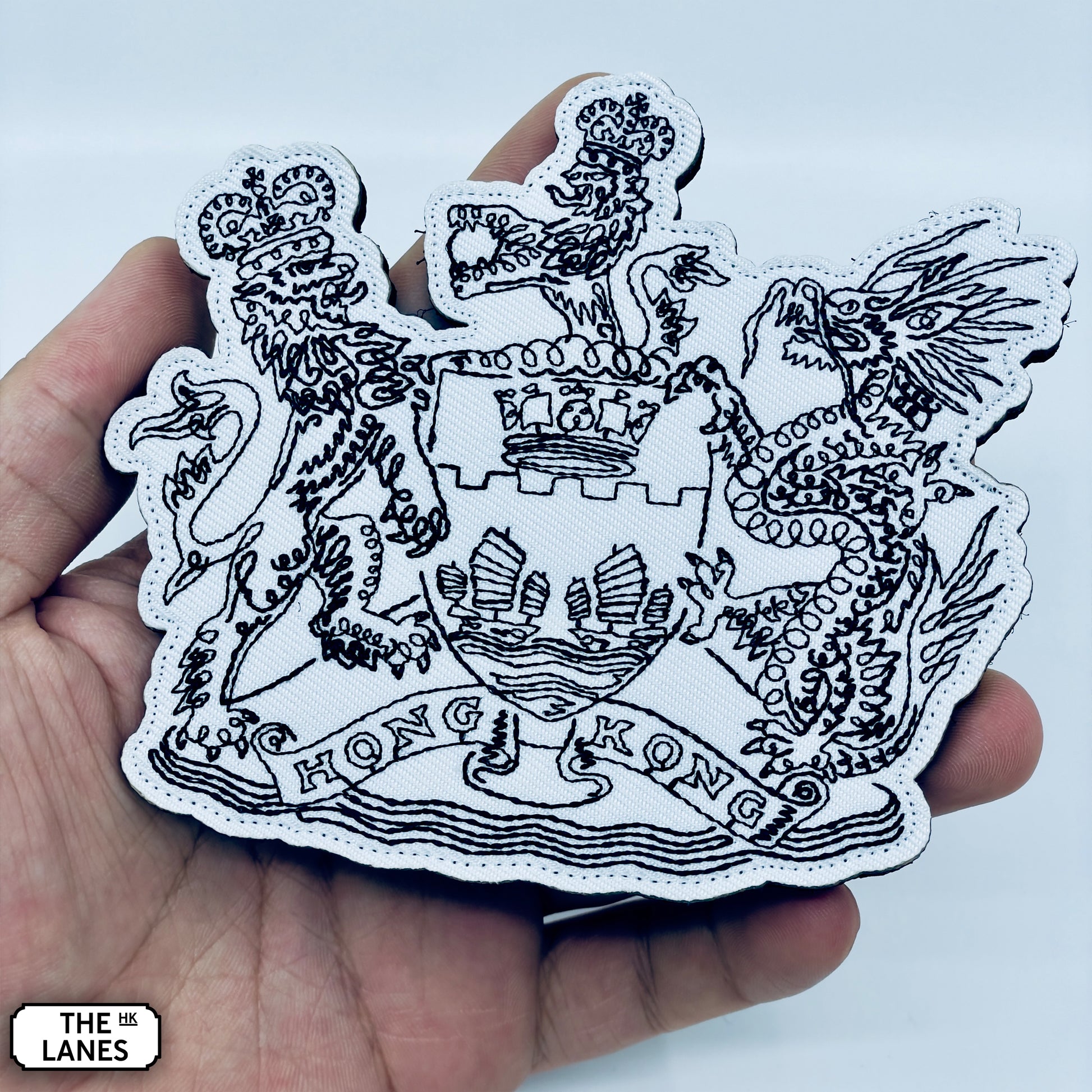 Hong Kong Coat of Arms (Arthur Hacker's version) Embroidered Morale Patch
