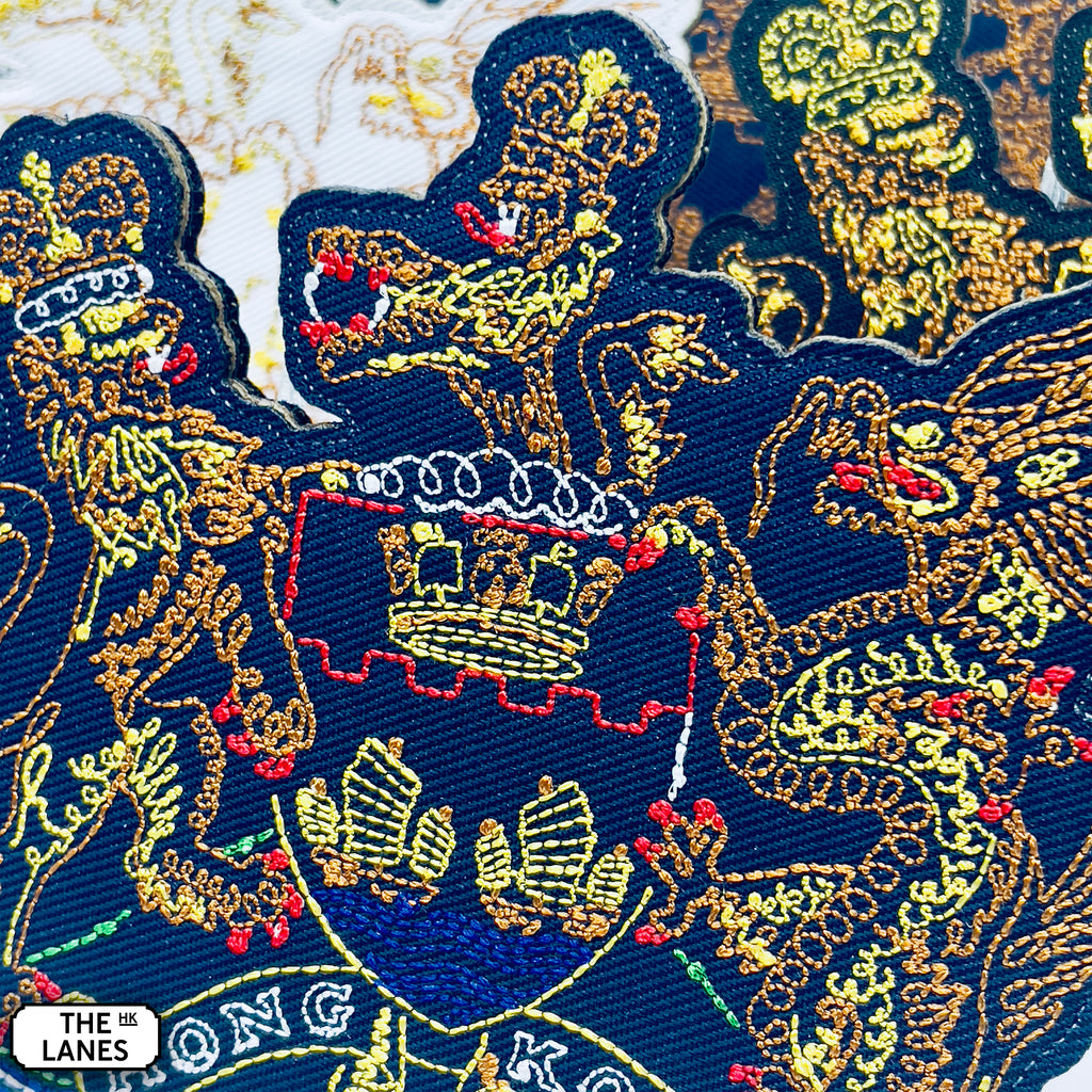 Hong Kong Coat of Arms (Arthur Hacker's version) Embroidered Morale Patch