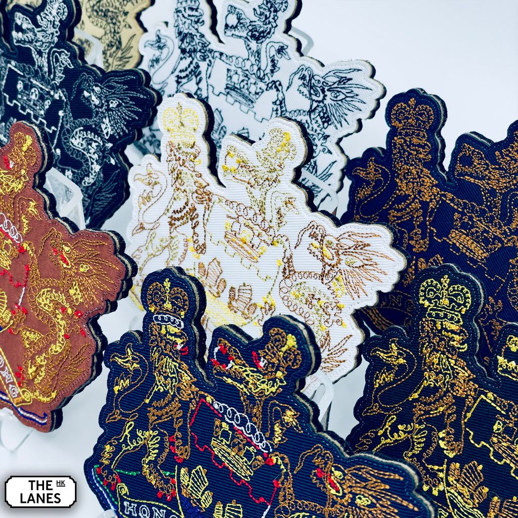 Hong Kong Coat of Arms (Arthur Hacker's version) Embroidered Morale Patch