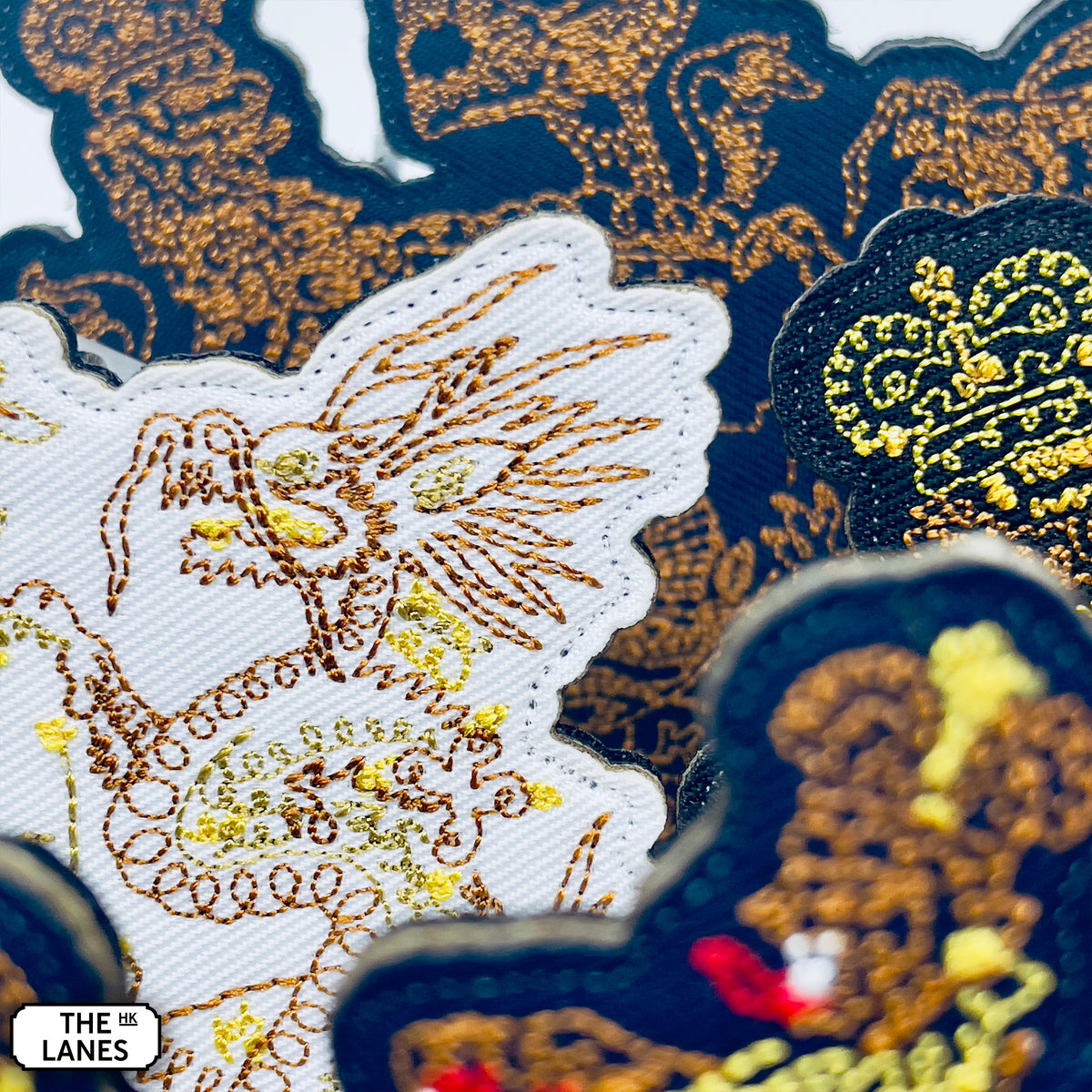 香港の紋章（アーサー・ハッカー版）刺繍士気パッチ