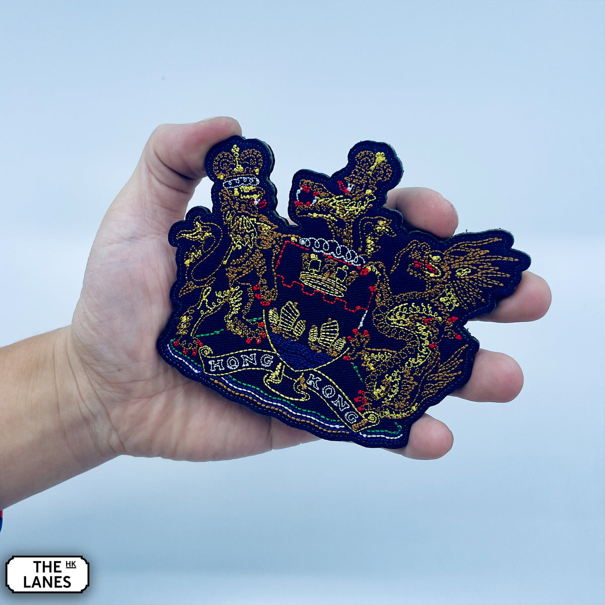 香港の紋章（アーサー・ハッカー版）刺繍士気パッチ