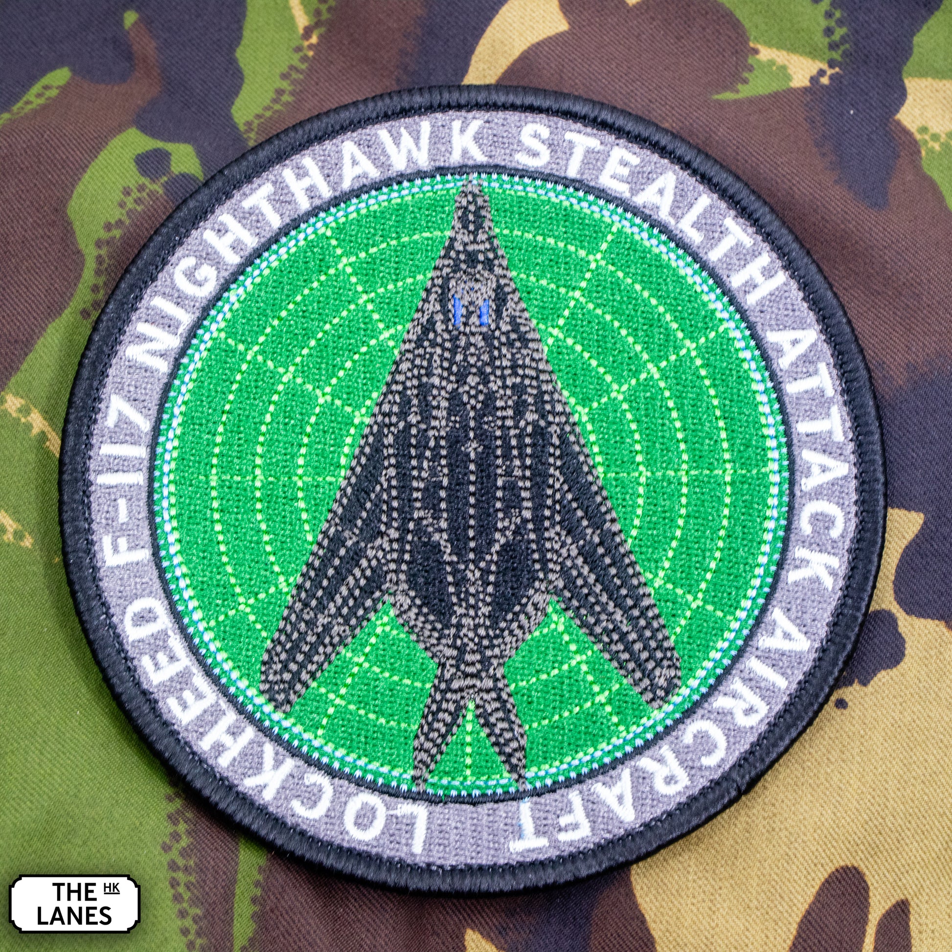 F-117 NightHawk Stealth Attack Aircraft Embroidered Morale Patch - The Lanes HK