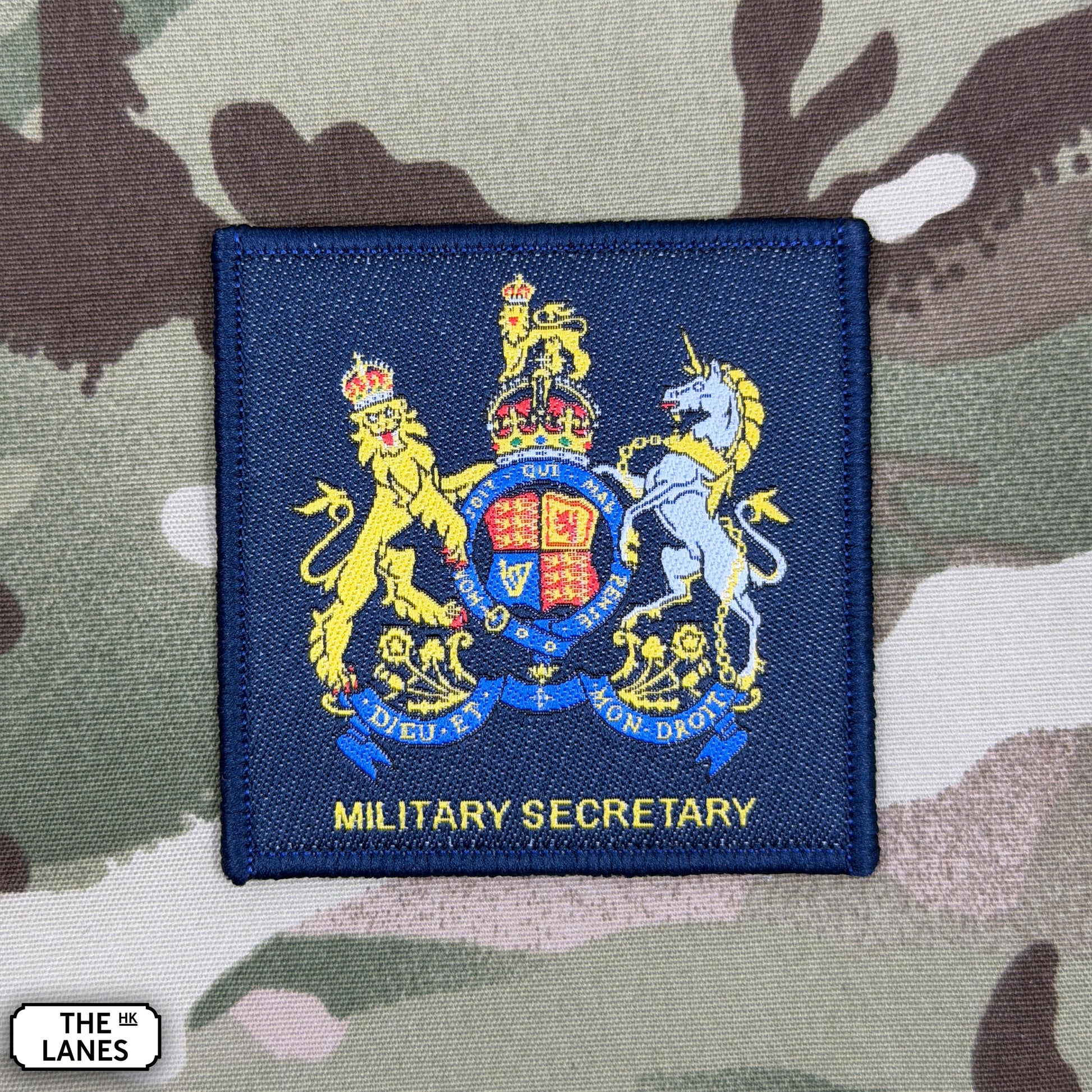Military Secretary Shoulder Flash (CIIIR Crown)