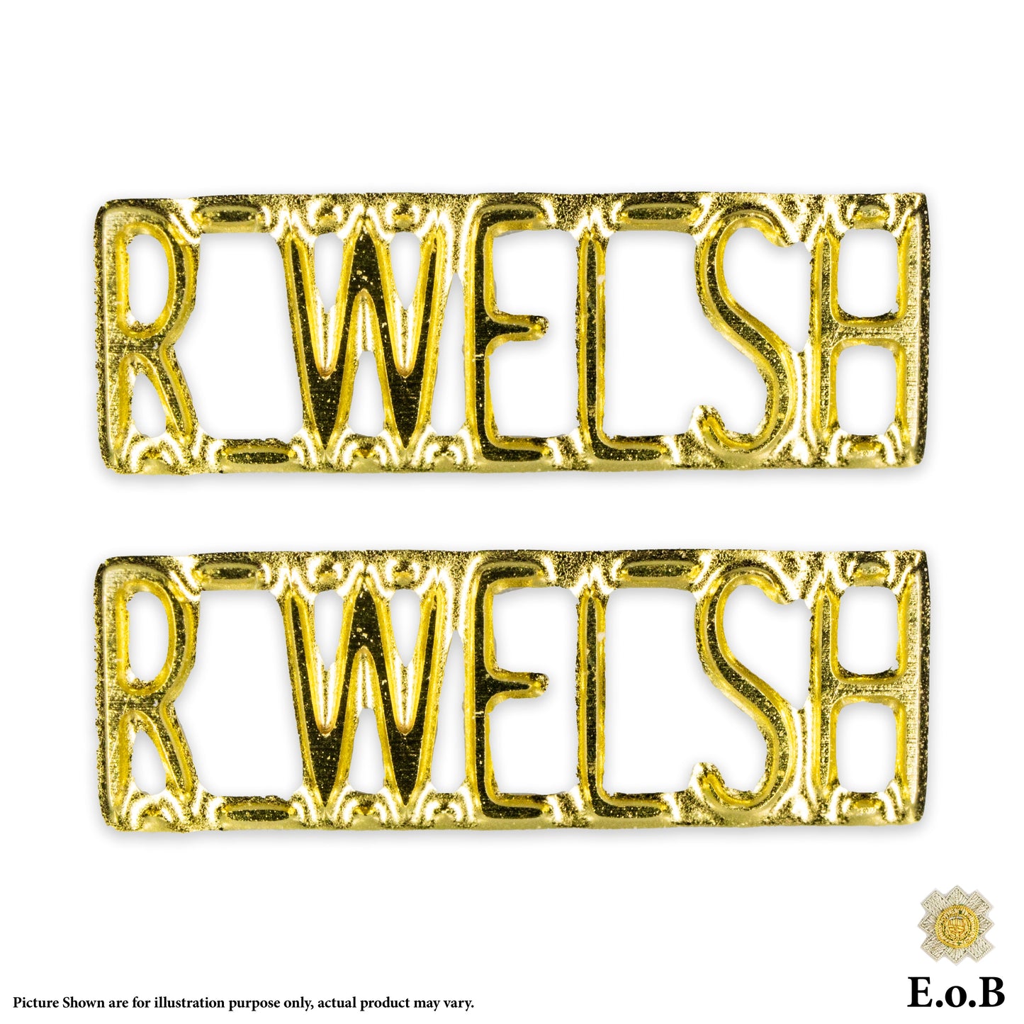 1/6 British Army Royal Welsh Shoulder Title