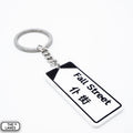 Hong Kong Street Signage "Fall Street" Keychain - The Lanes HK