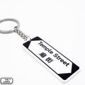 Hong Kong Street Signage "Temple Street" Keychain - The Lanes HK