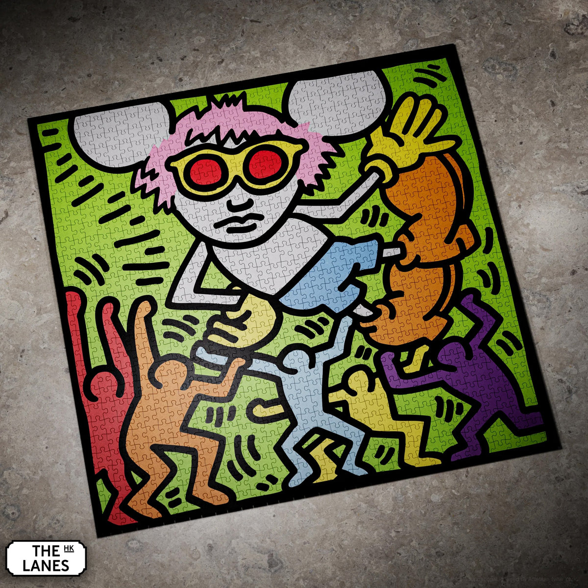 Keith Haring Jigsaw Puzzle - The Lanes HK