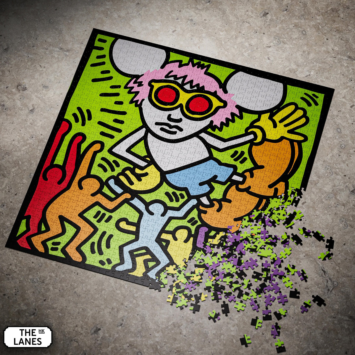 Keith Haring Jigsaw Puzzle - The Lanes HK