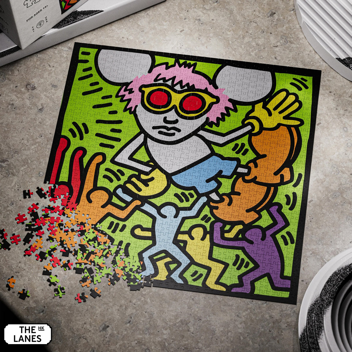 Keith Haring Jigsaw Puzzle - The Lanes HK