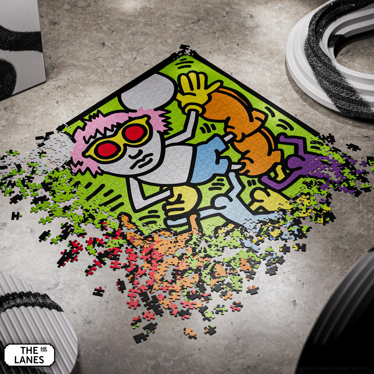 Keith Haring Jigsaw Puzzle - The Lanes HK