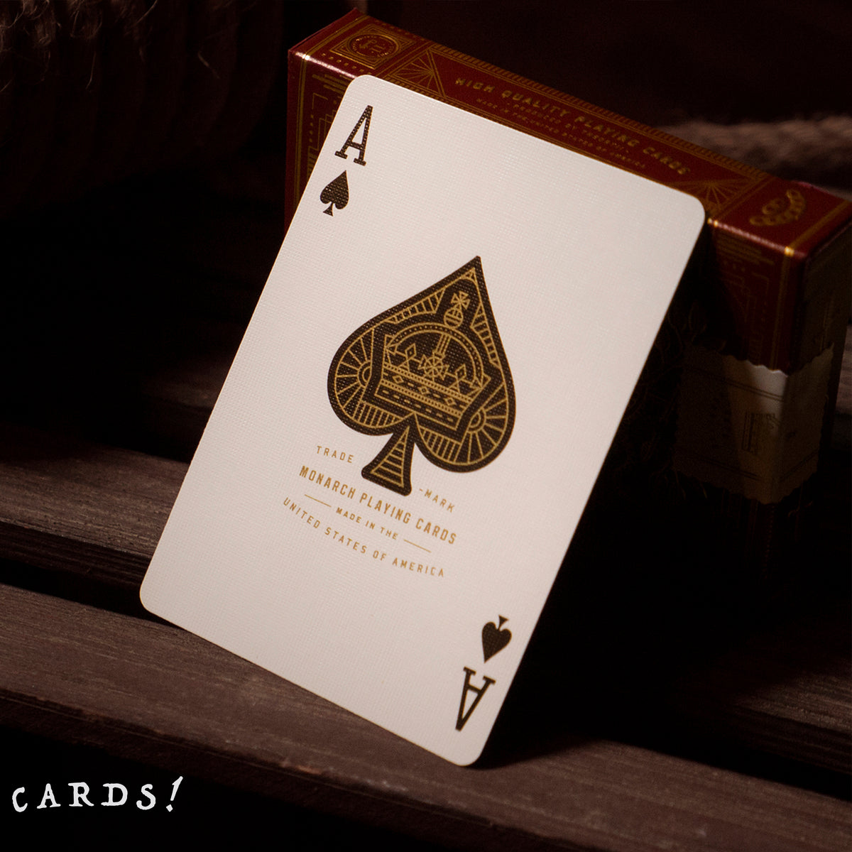 Monarchs - Red 君王  啤牌 撲克牌 - 紅色 - The Lanes HK