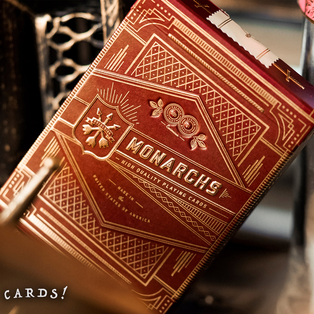 Monarchs - Red 君王  啤牌 撲克牌 - 紅色 - The Lanes HK