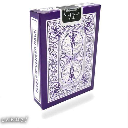 自行車紫色反面撲克牌