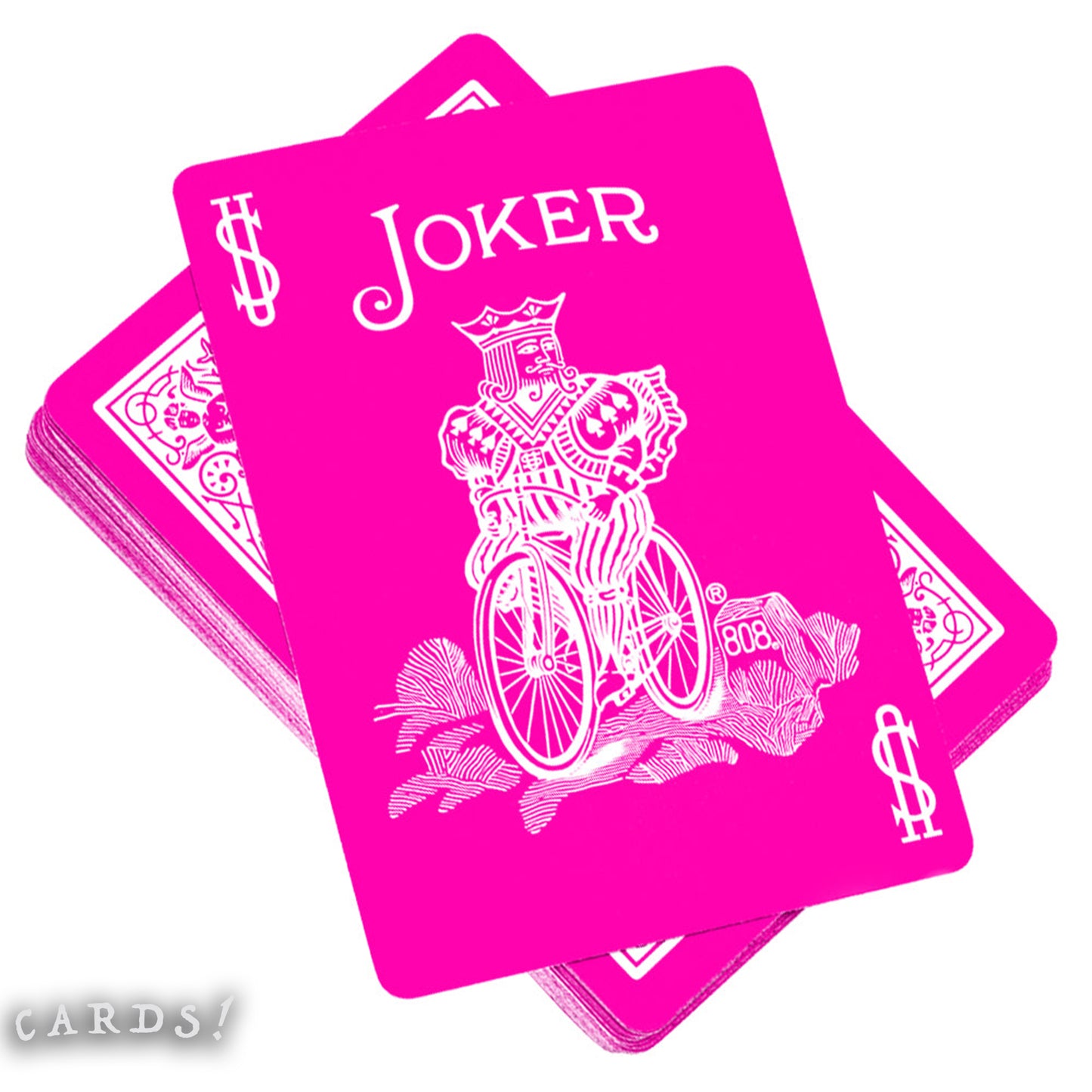 Bicycle® Pink Reversed Back Playing Cards