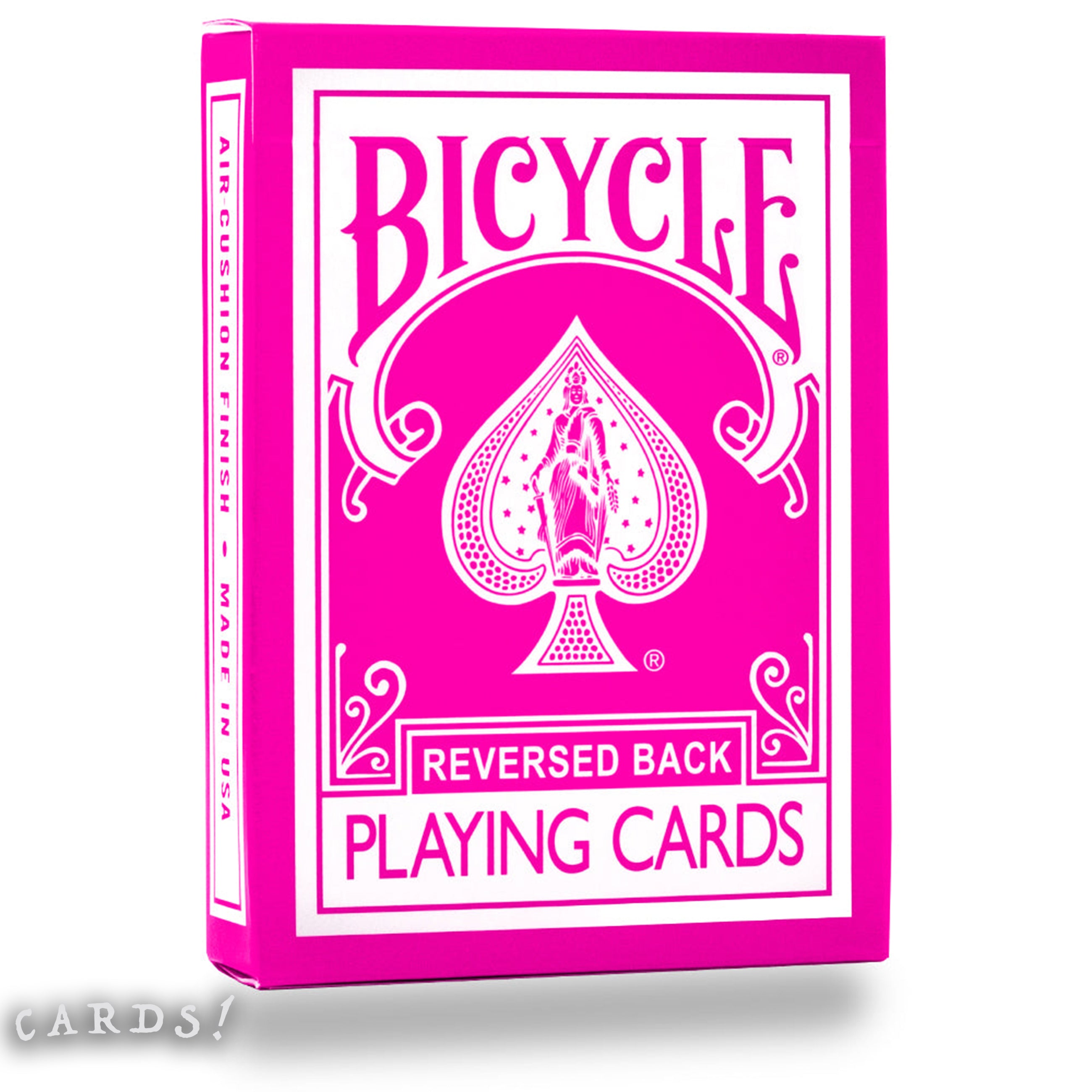 Bicycle Pink Reversed Back Playing Cards The Lanes HK