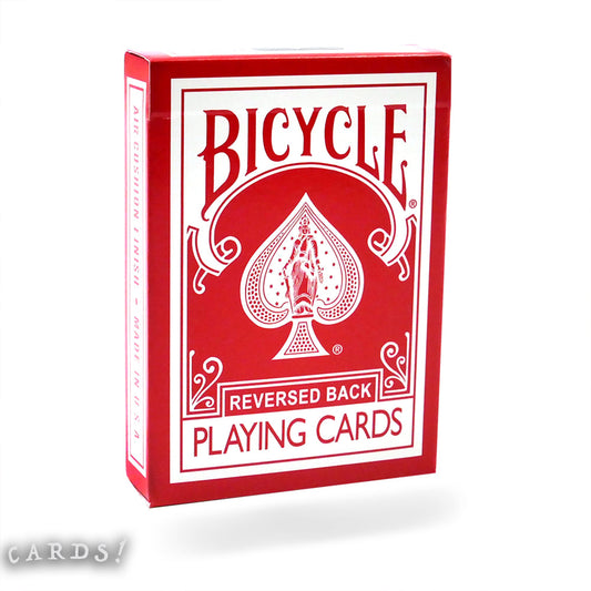 Bicycle® Red Reversed Back Playing Cards