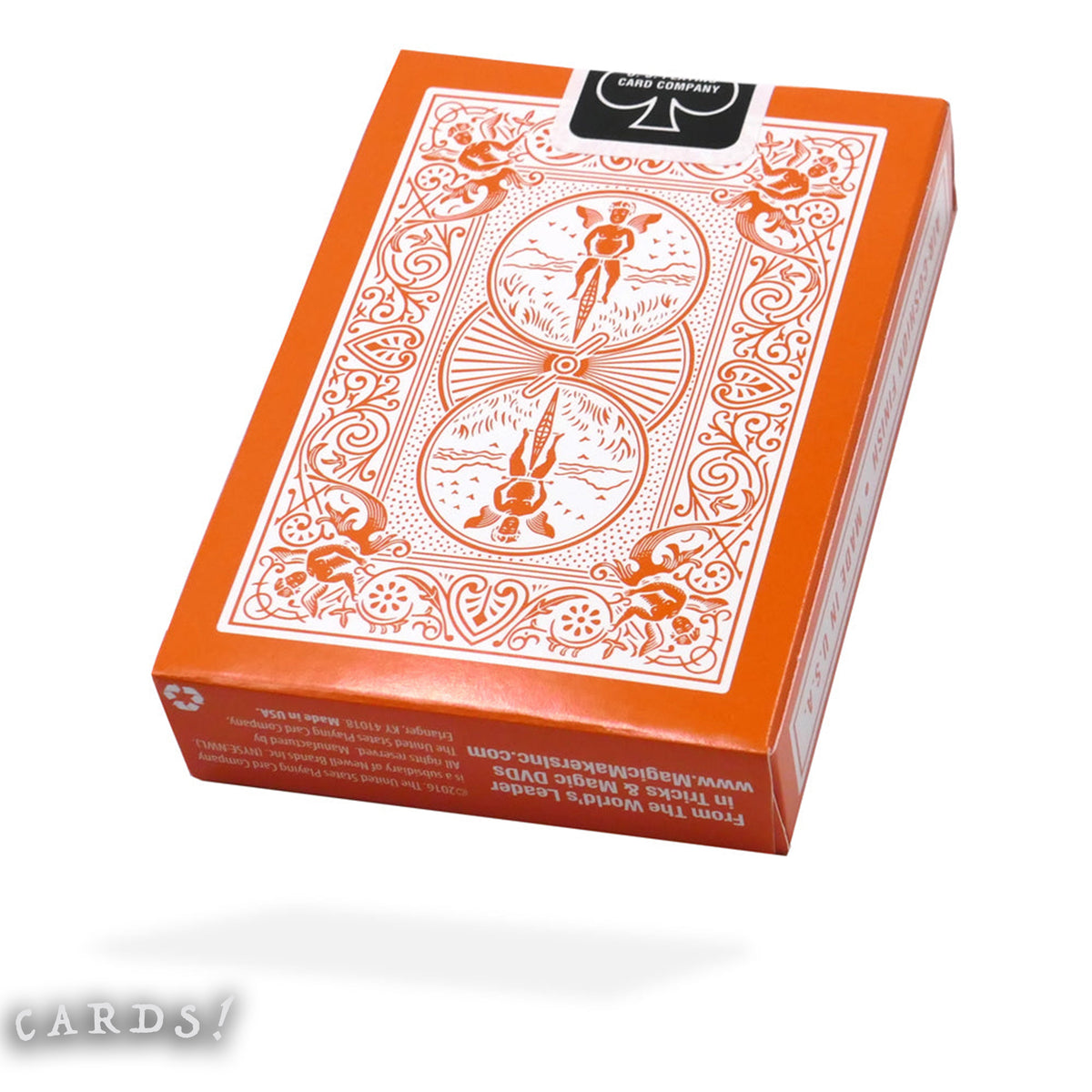 Bicycle Orange Reversed Back Playing Cards - The Lanes HK