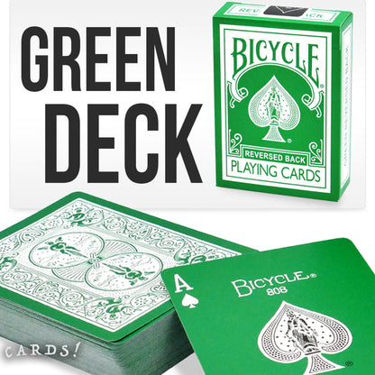Bicycle® 綠色卡 啤牌 撲克牌