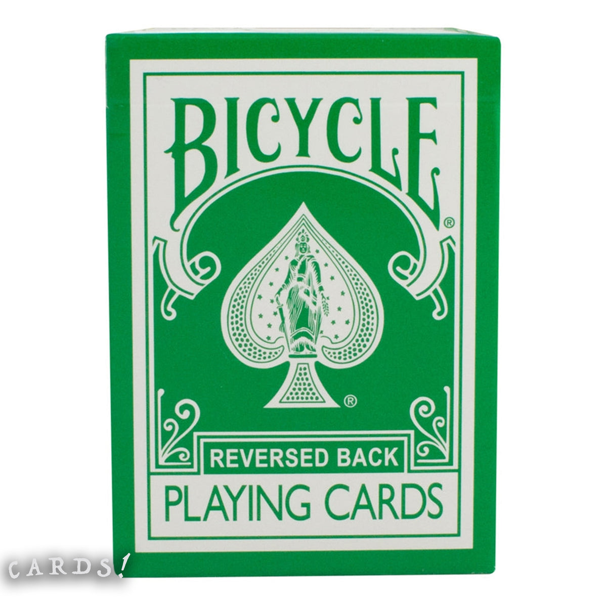 Bicycle Green Reversed Back Playing Cards - The Lanes HK