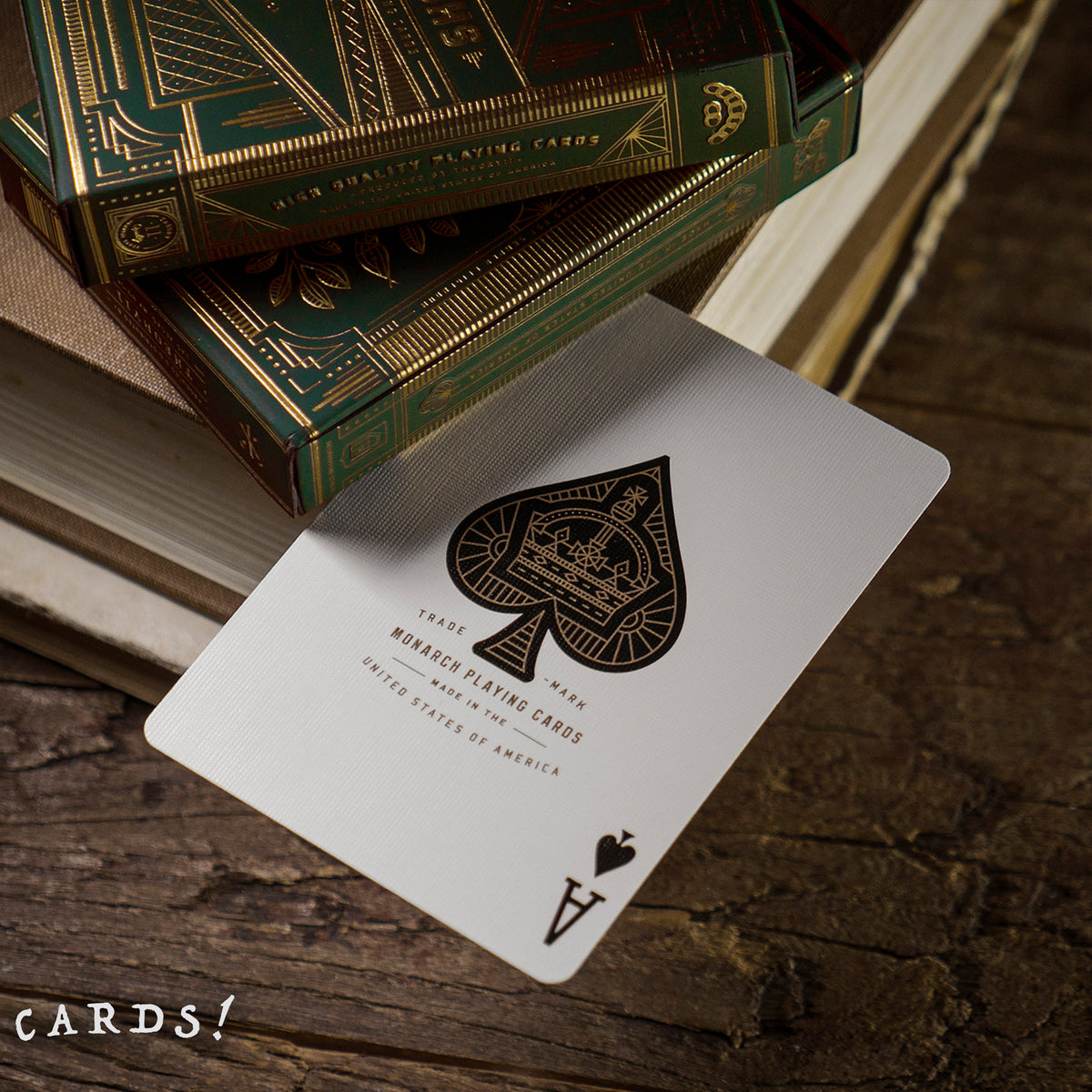 Monarchs - Green 君王  啤牌 撲克牌 - 綠色 - The Lanes HK