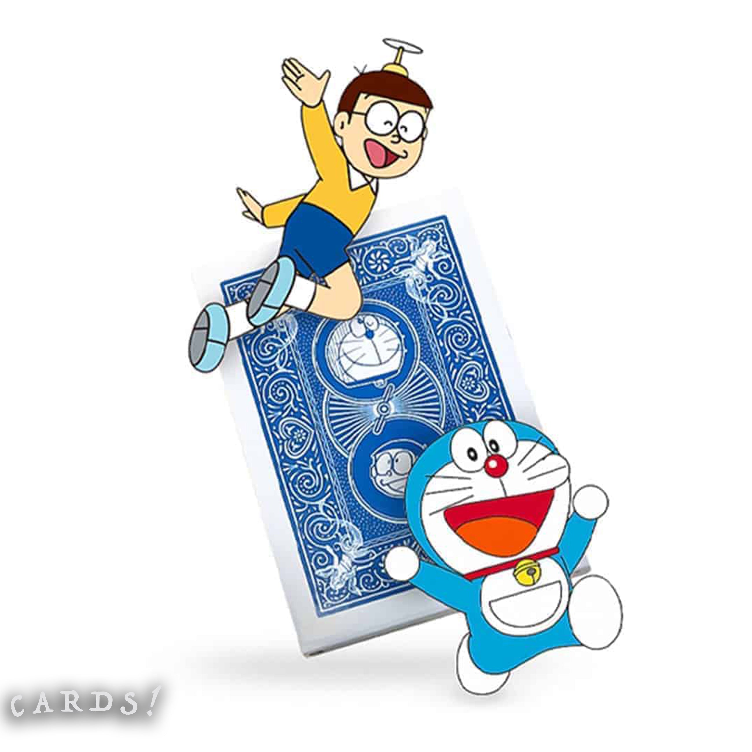 Bicycle doraemon playing discount cards