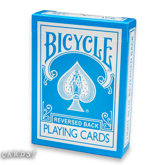 Bicycle® Light Blue Reversed Back Playing Cards