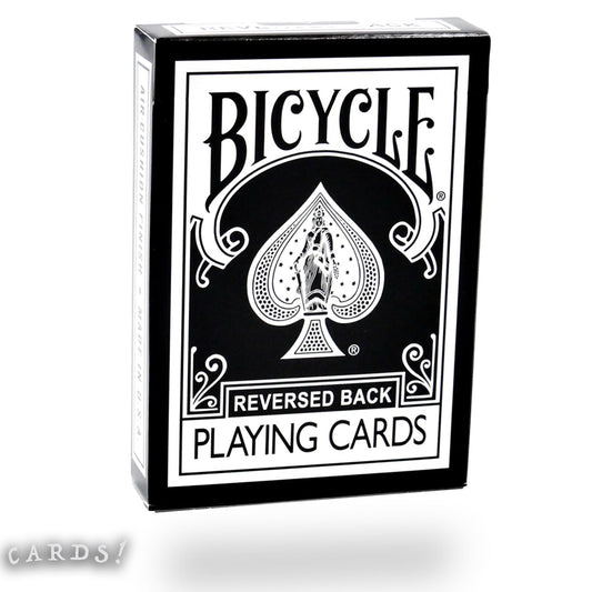 Bicycle® Black Reversed Back Playing Cards