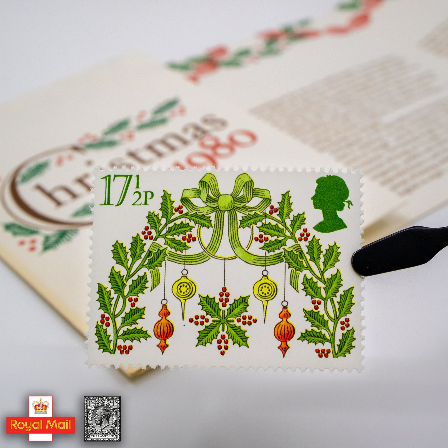 #122: 1980年 聖誕節 紀念郵票展示包
