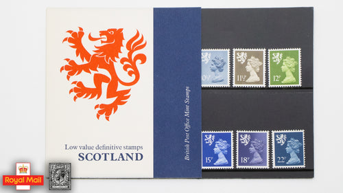 #129b: 1981 Scotland Low Value Regional Definitive Presentation Pack - The Lanes HK