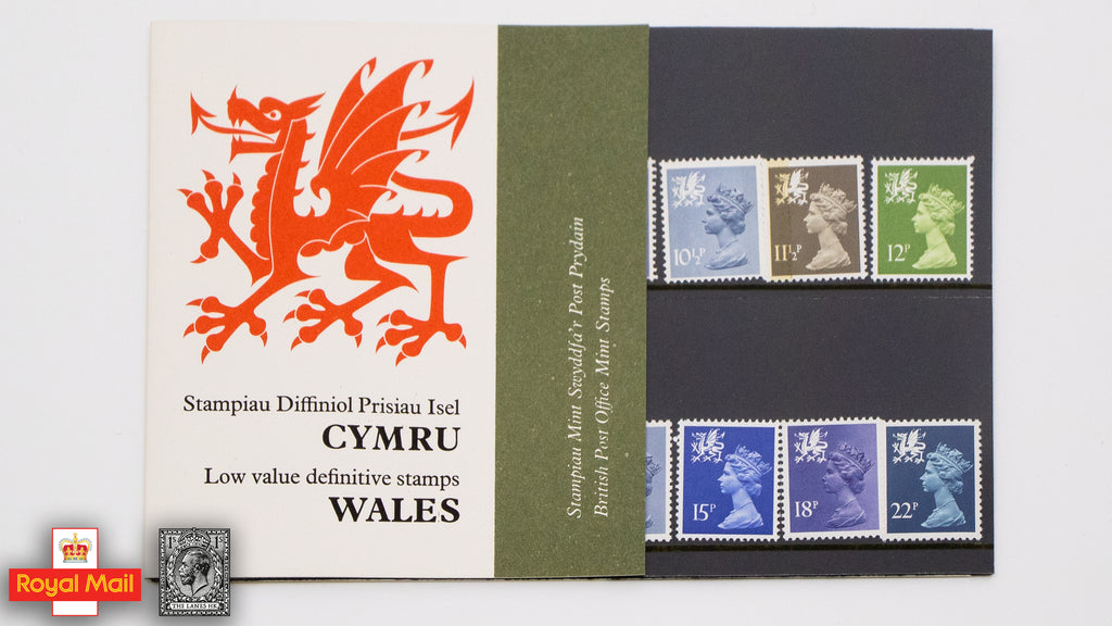 #129c: 1981 Wales Low Value Regional Definitive Presentation Pack - The Lanes HK