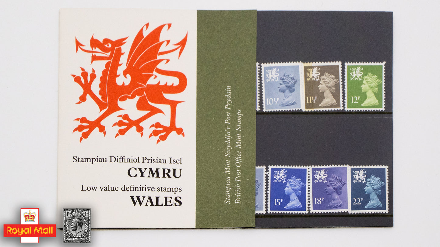 #129c: 1981 Wales Low Value Regional Definitive Presentation Pack