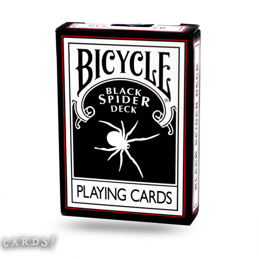 Bicycle® Black Spider Playing Cards