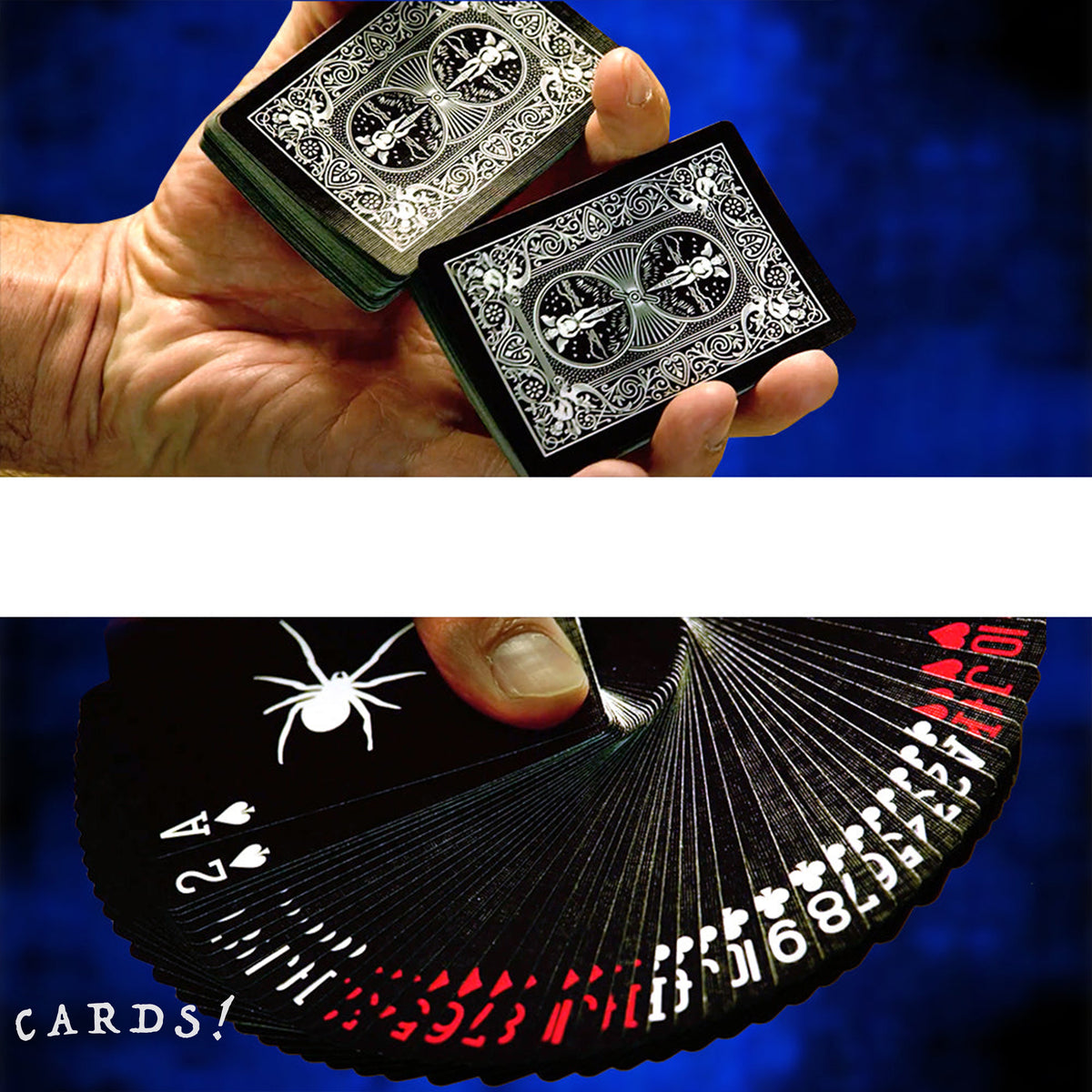 Bicycle Black Spider Playing Cards - The Lanes HK