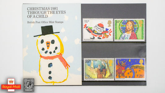 #130: 1981年 聖誕節 紀念郵票展示包