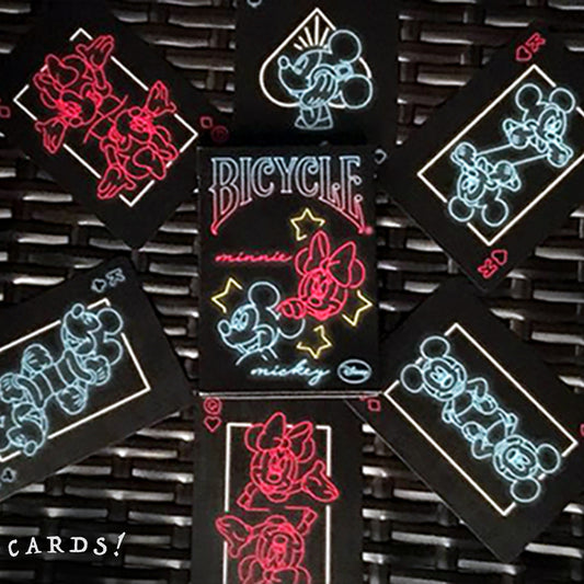 Bicycle® Mickey Mouse Neon 米奇 米妮 霓虹 啤牌 撲克牌 - The Lanes HK