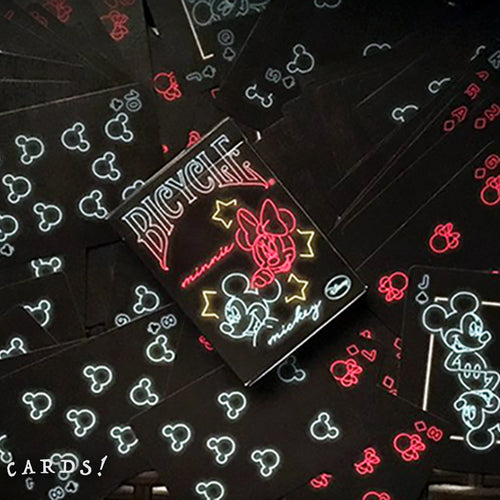 Bicycle® Mickey Mouse Neon 米奇 米妮 霓虹 啤牌 撲克牌 - The Lanes HK