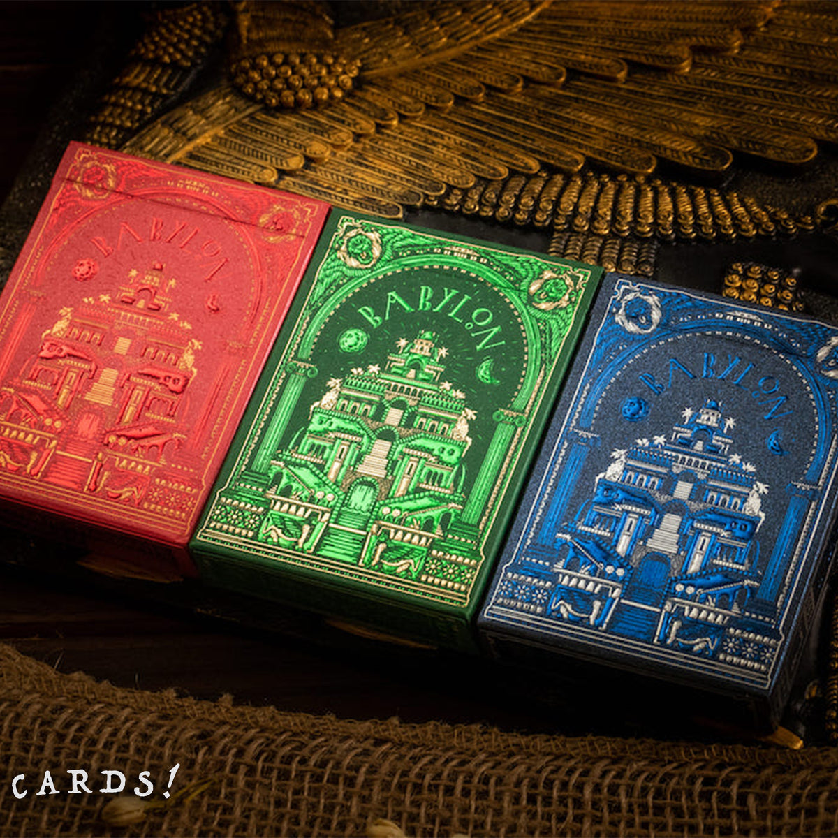 Babylon Playing Cards - Ruby Red Edition - The Lanes HK