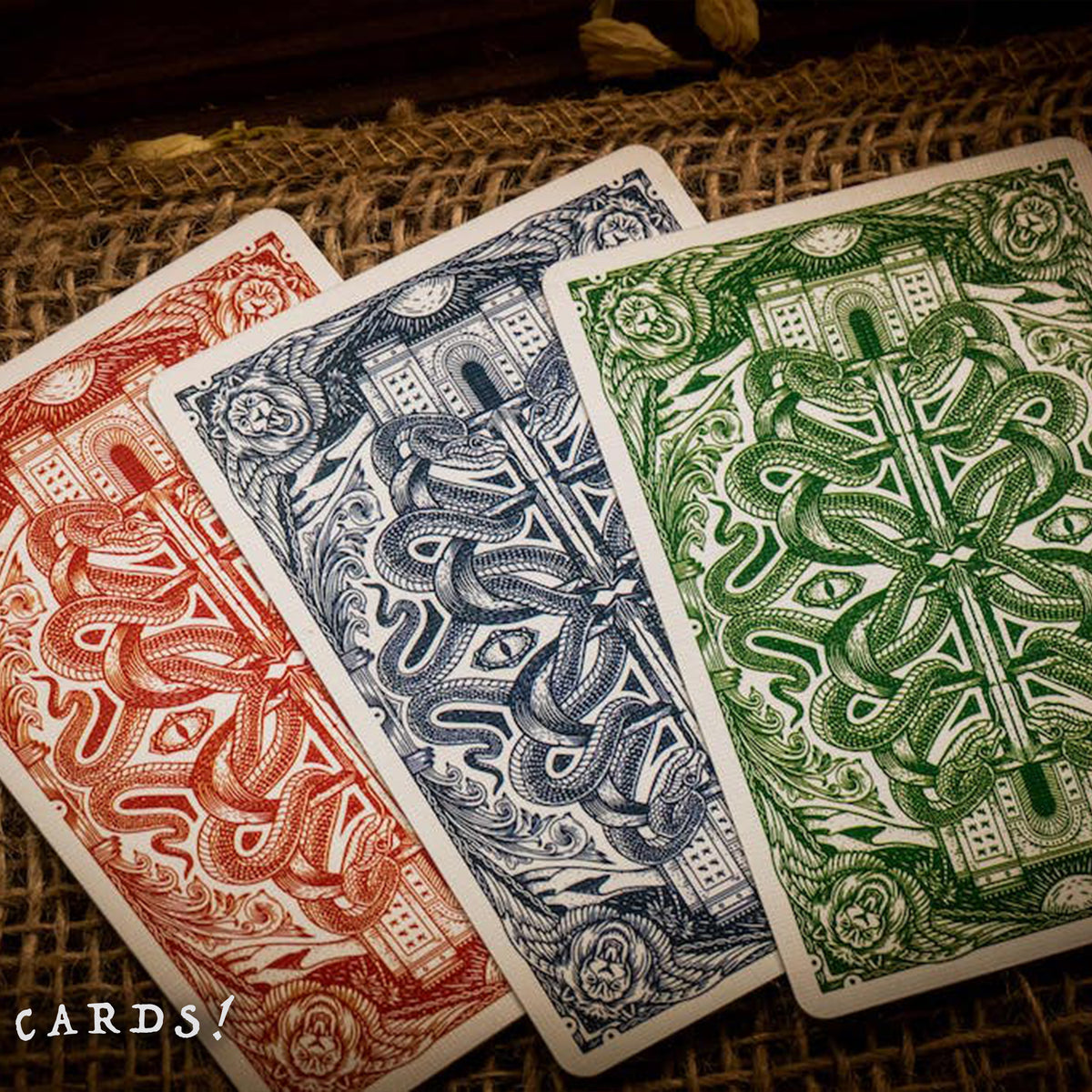 Babylon Playing Cards - Ruby Red Edition - The Lanes HK