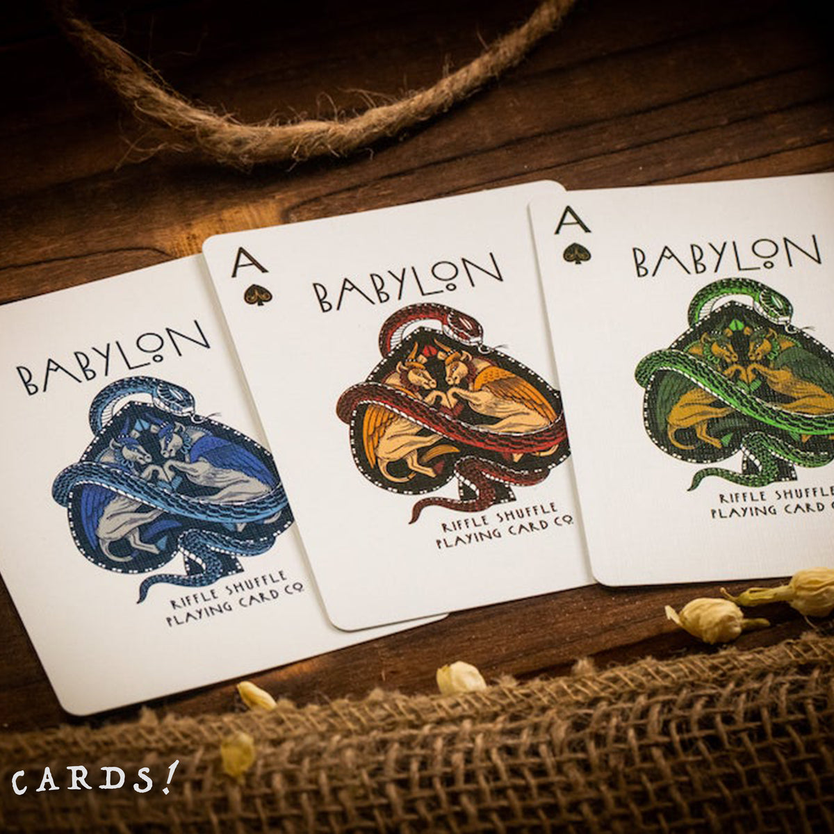 Babylon Playing Cards - Ruby Red Edition - The Lanes HK