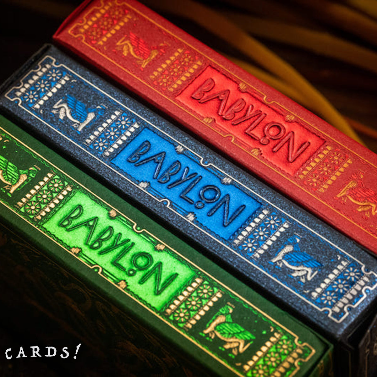 Babylon Playing Cards - Ruby Red Edition - The Lanes HK