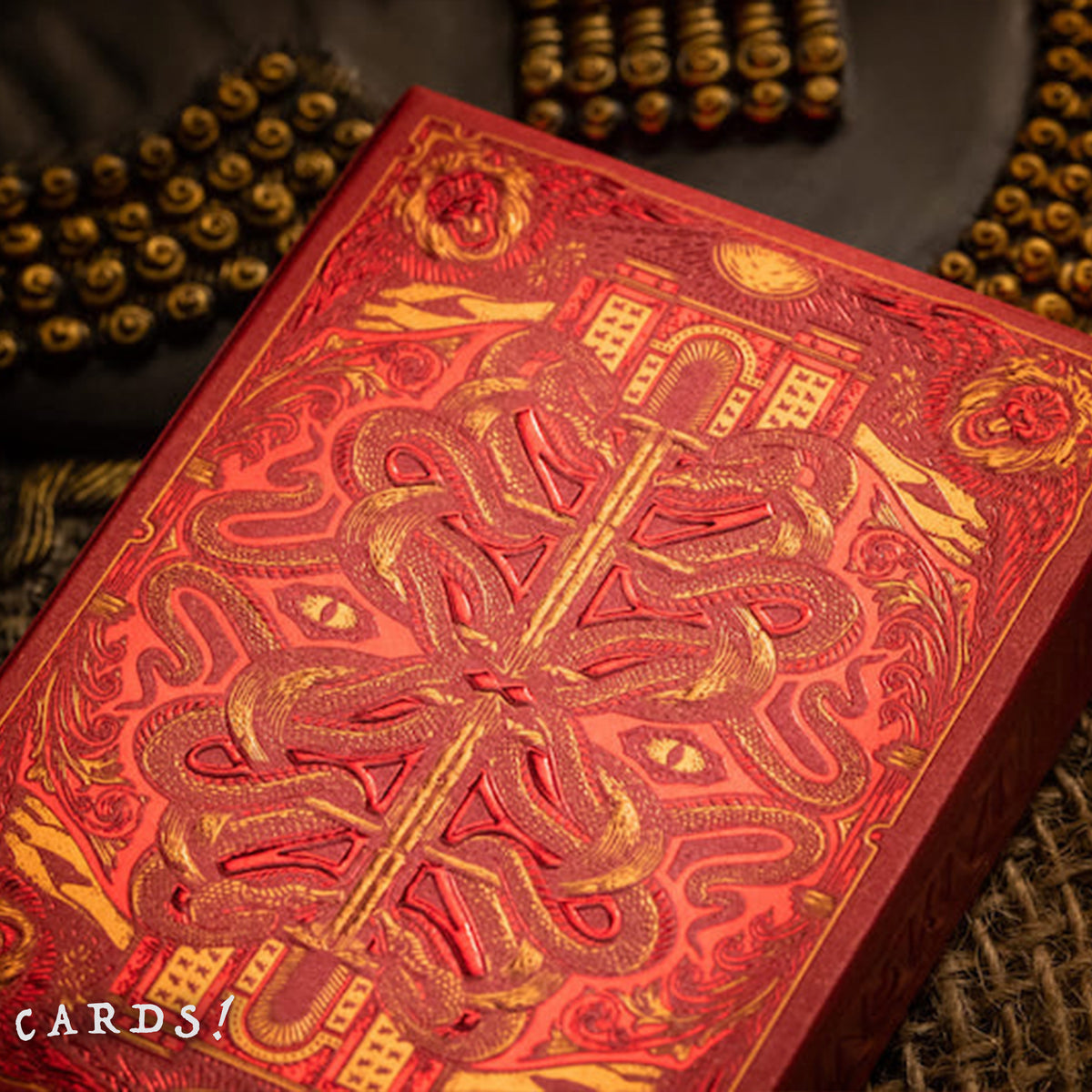 Babylon Playing Cards - Ruby Red Edition - The Lanes HK