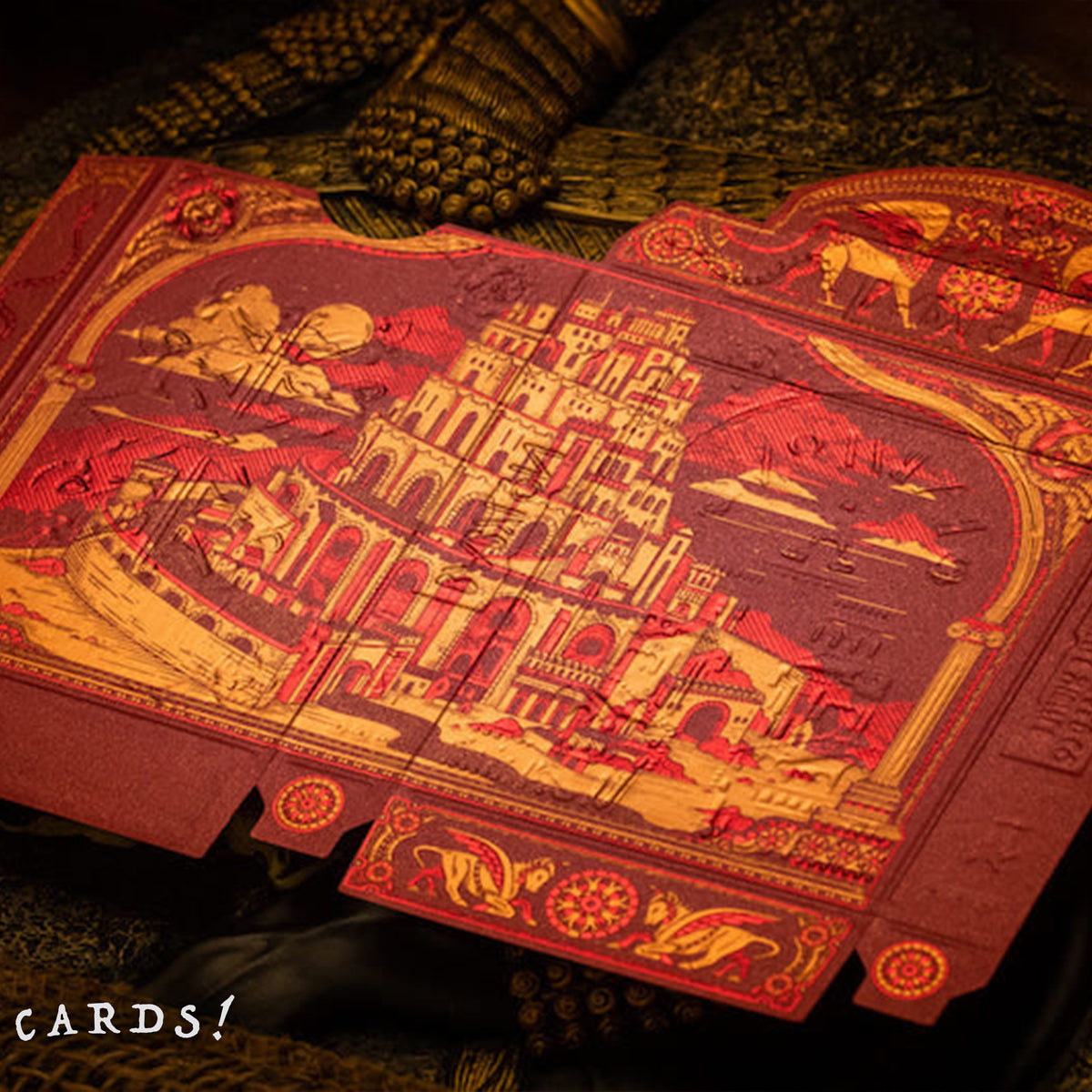 Babylon Playing Cards - Ruby Red Edition - The Lanes HK