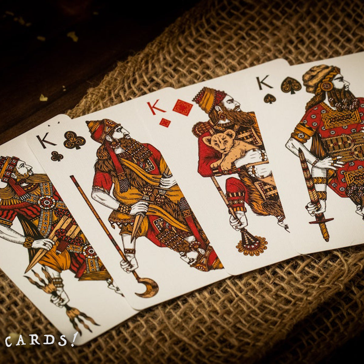 Babylon Playing Cards - Ruby Red Edition - The Lanes HK