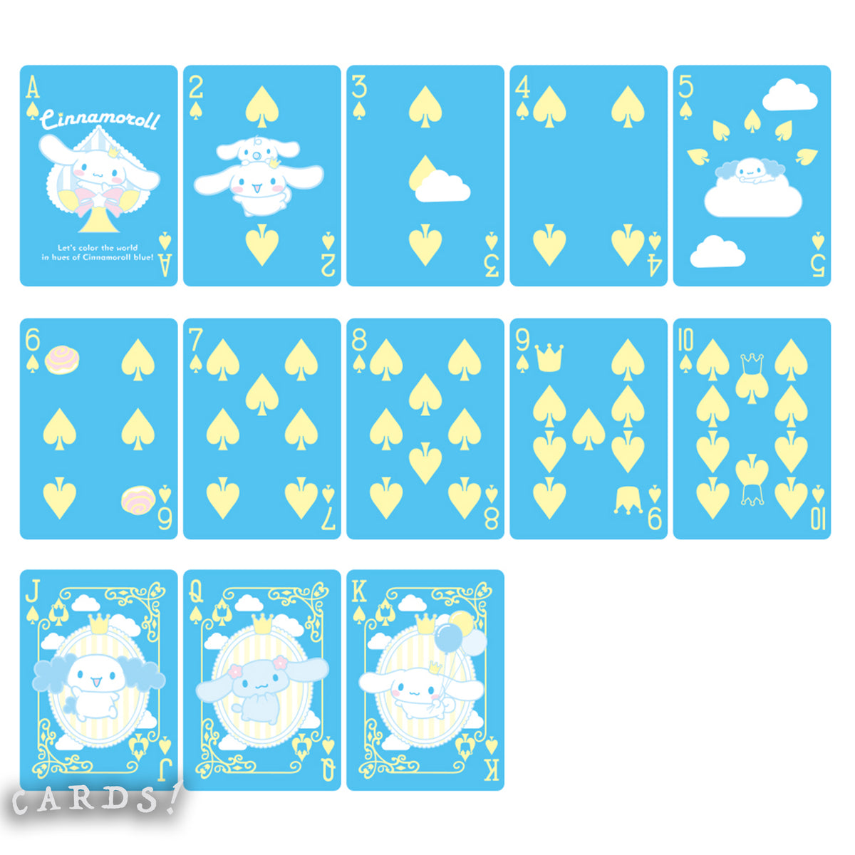 Bicycle Sanrio Cinnamoroll's 20th anniversary Playing Cards - The Lanes HK