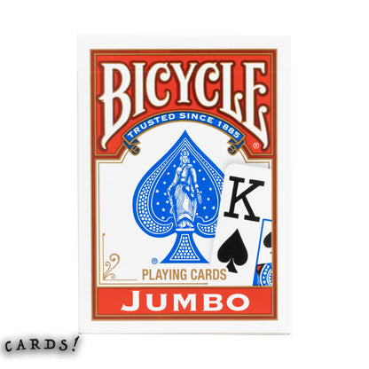 Bicycle® Jumbo Face Rider Back 大字體 啤牌 撲克牌