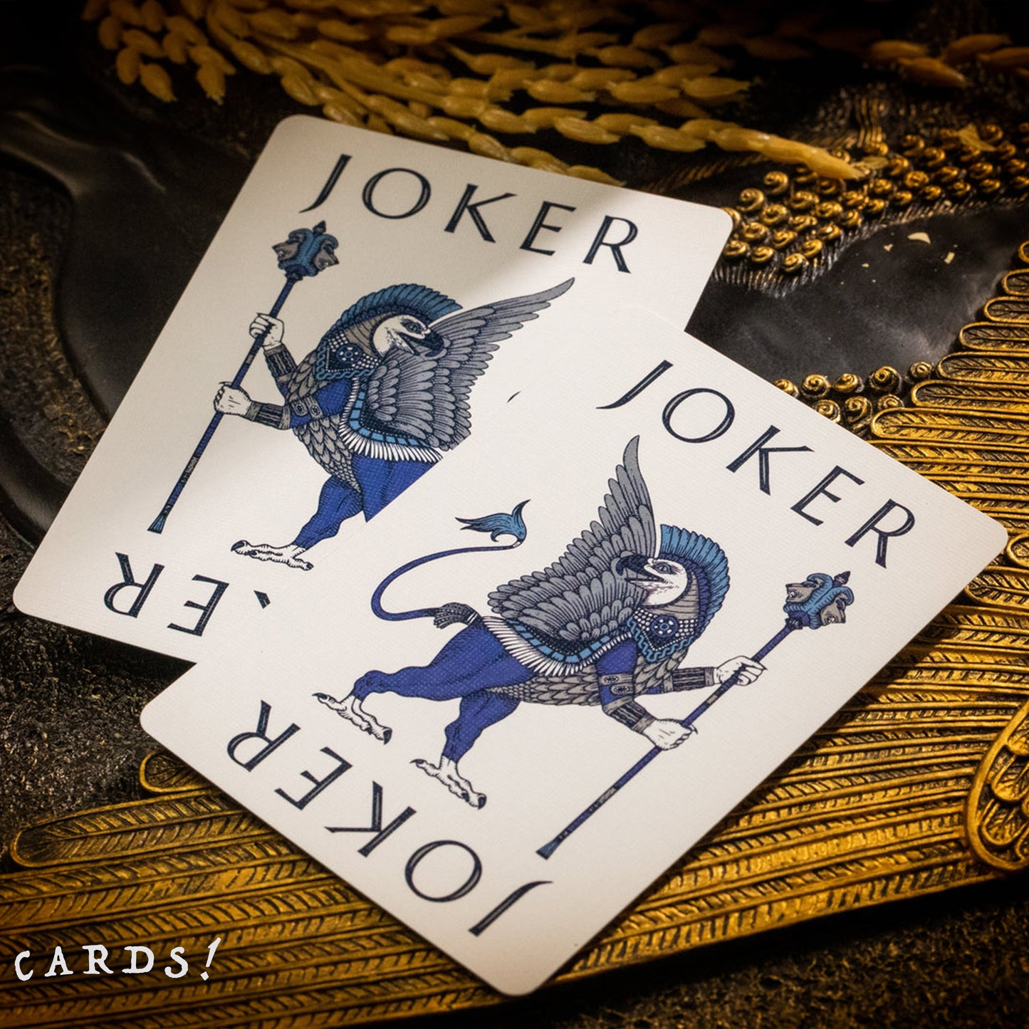 Babylon Playing Cards - Cerulean Blue Edition