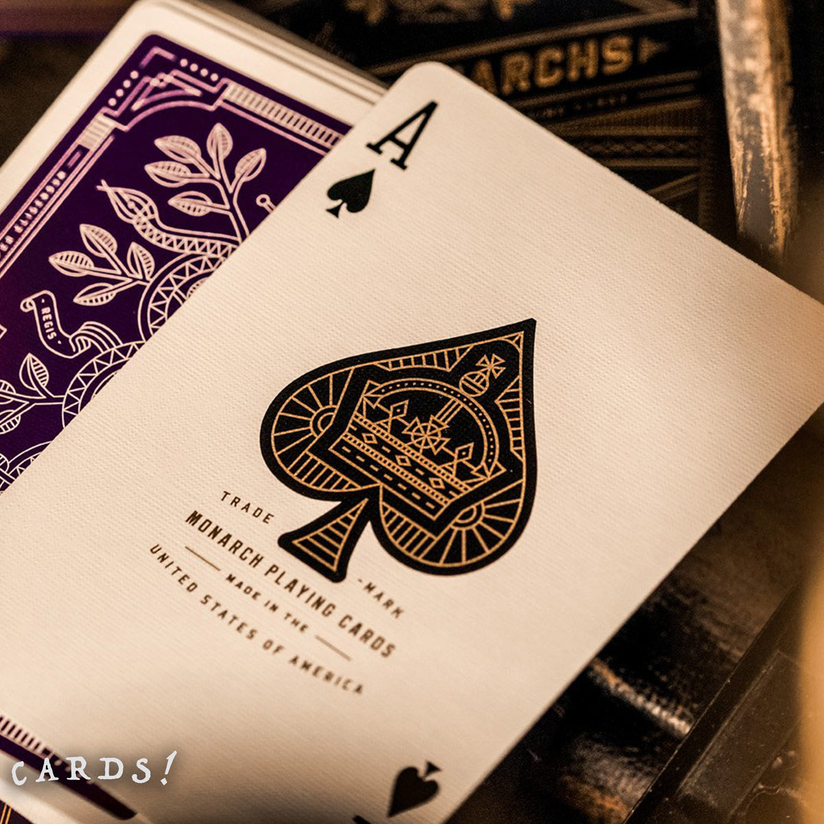 Monarchs - Purple 君王  啤牌 撲克牌 - 紫色 - The Lanes HK